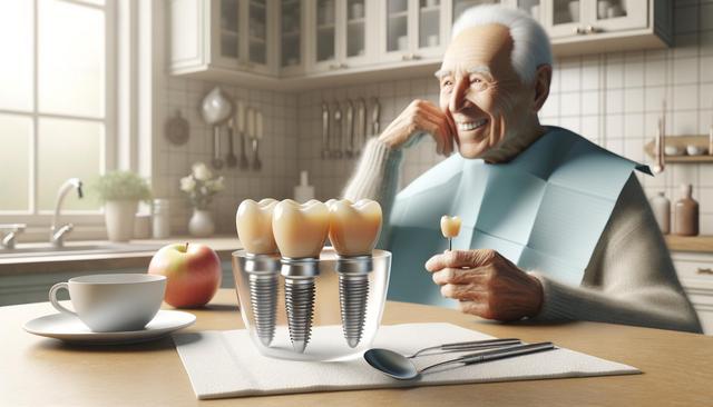 Impianti Dentali Senza Viti Per Anziani