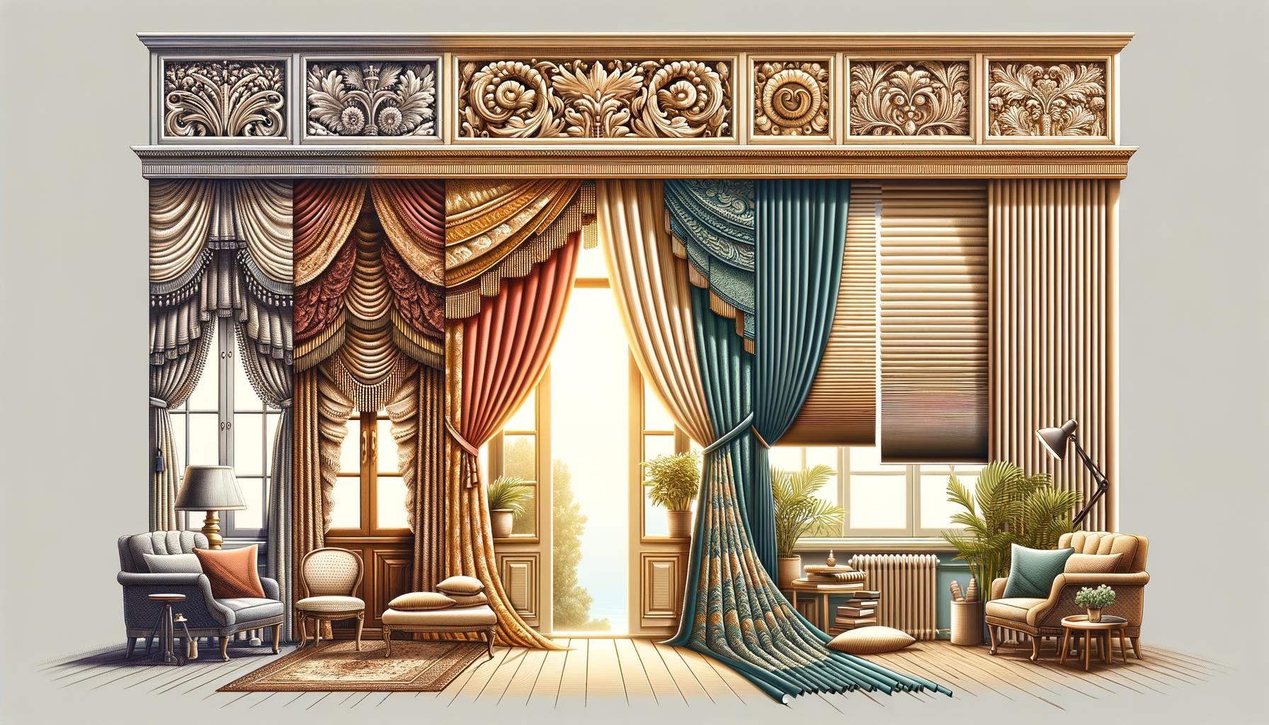 Transitioning from Drapes to Contemporary Window Treatments