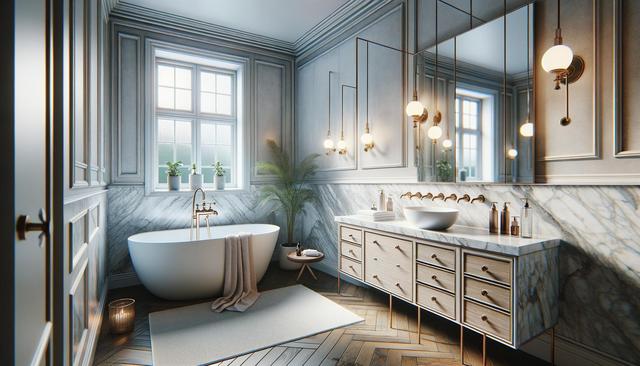 The Bathroom Gets a Glow-Up