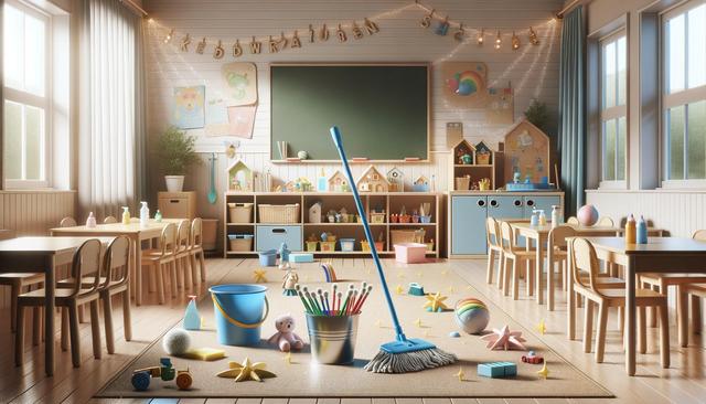 Kindergartens Are Hiring More Cleaners Than Ever