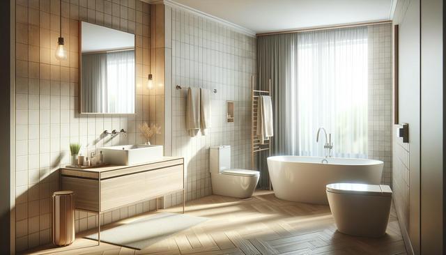 El baño se transforma de manera significativa