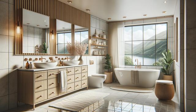 El baño se transforma de manera significativa