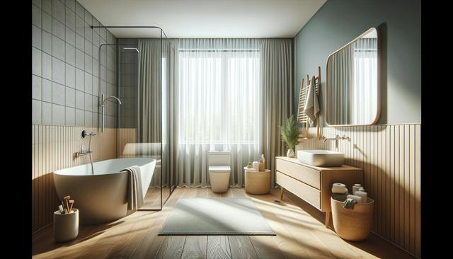 El baño se transforma de manera significativa