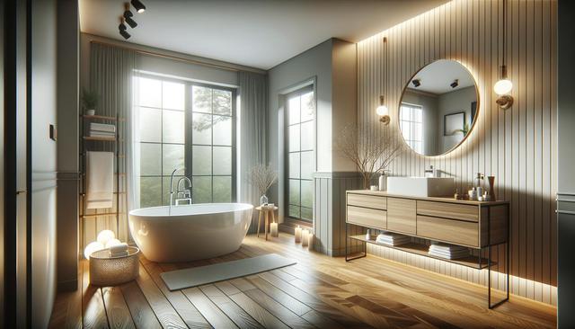 El baño se transforma de manera significativa