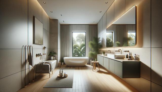 El baño se transforma de manera significativa