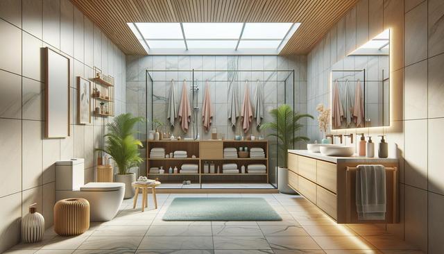 El baño se transforma de manera significativa
