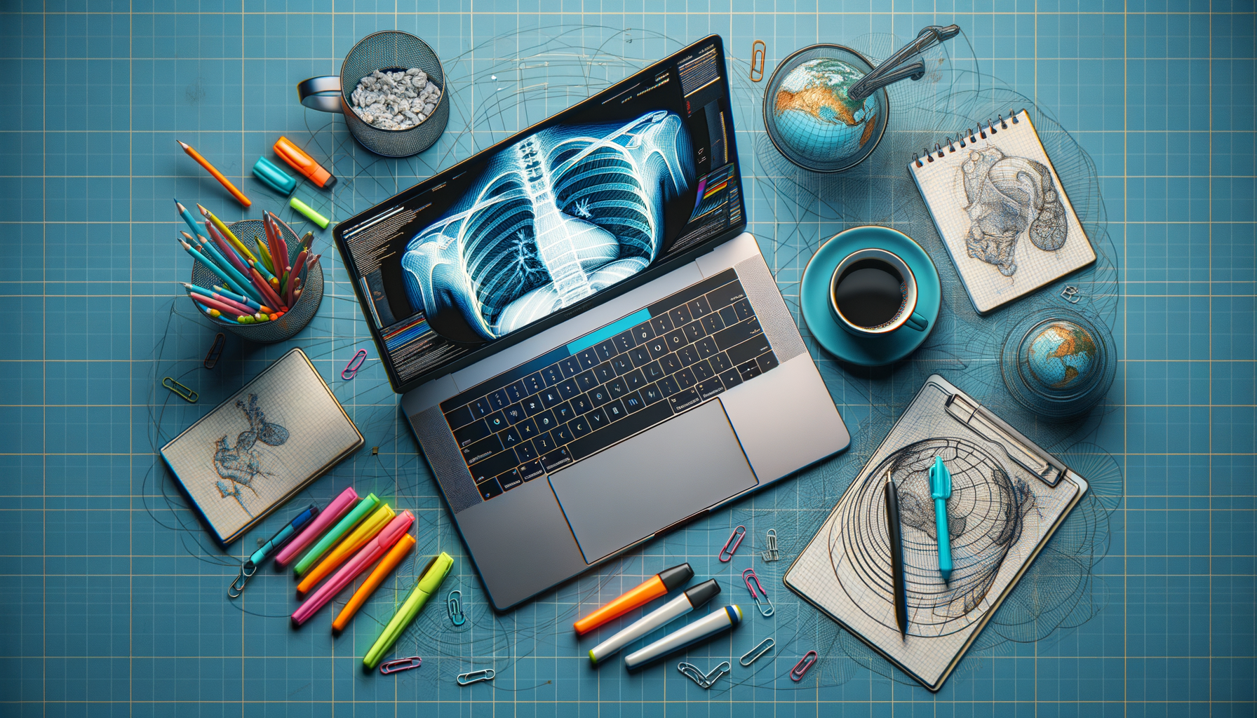Studying Images, From Anywhere