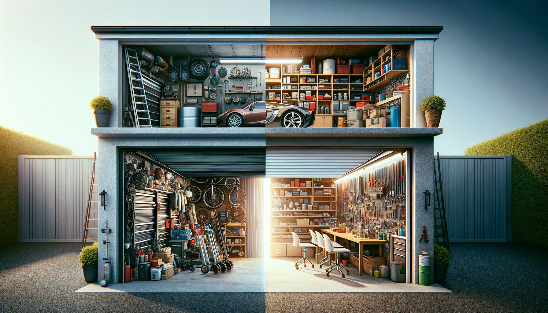 Space-Saving Garage Solutions