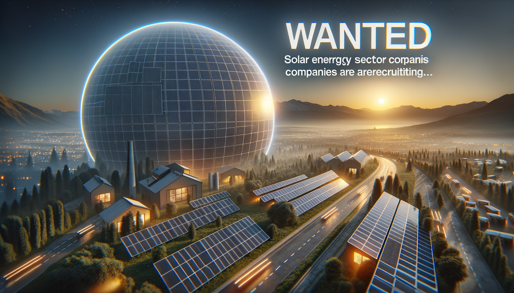 Les entreprises du secteur de l’énergie solaire recrutent en ce moment