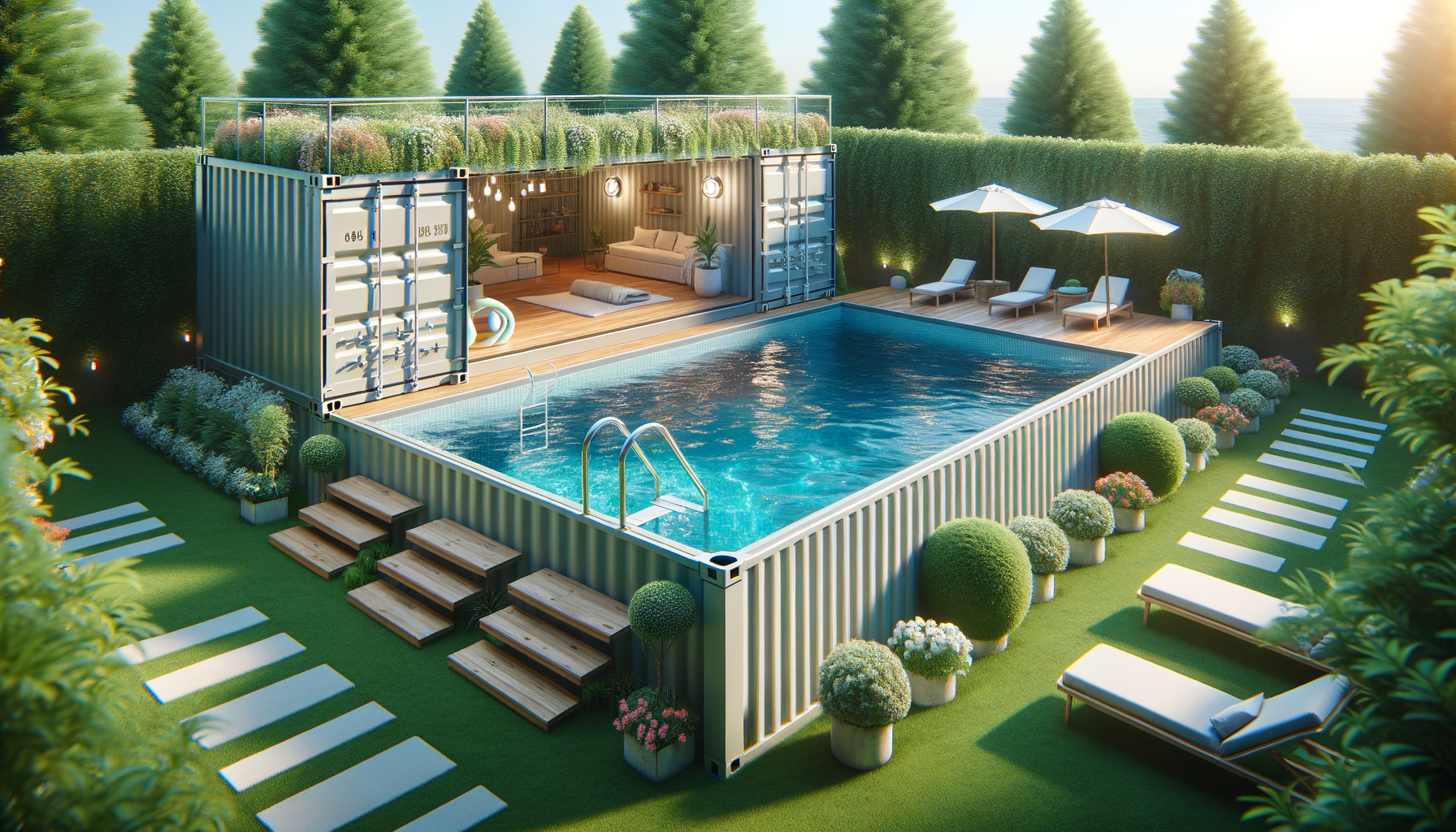 Innovative and Stylish Container Pools for Your Home