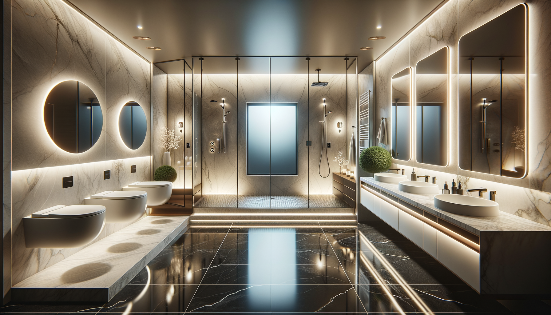 The Bathroom Gets a Glow-Up